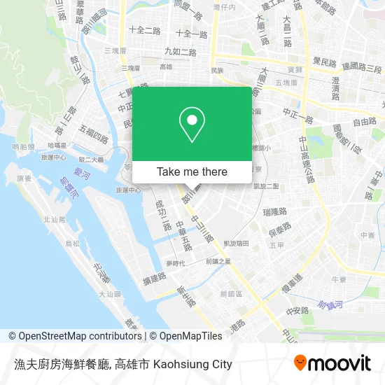 漁夫廚房海鮮餐廳 map