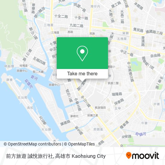 前方旅遊 誠悅旅行社 map