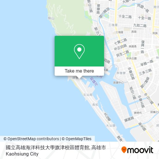 國立高雄海洋科技大學旗津校區體育館 map