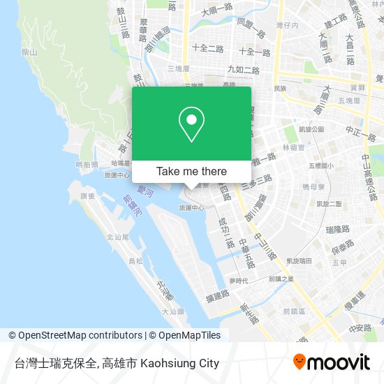 台灣士瑞克保全 map