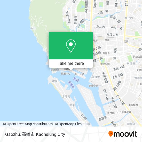 Gaozhu map
