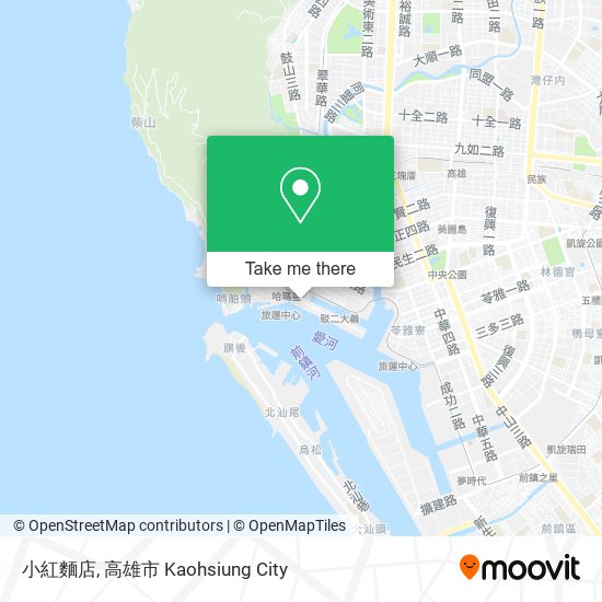 小紅麵店 map