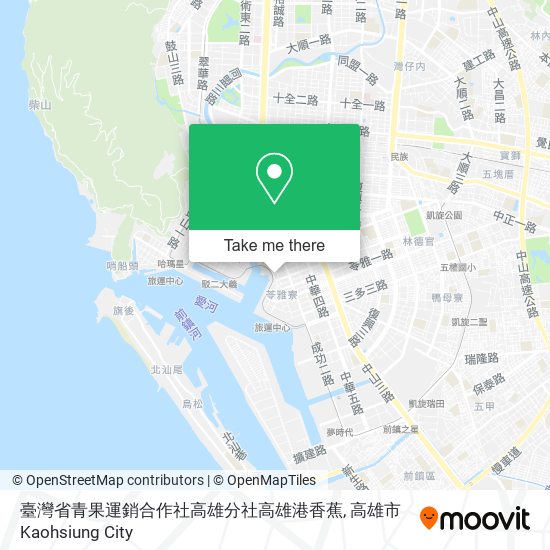 臺灣省青果運銷合作社高雄分社高雄港香蕉 map