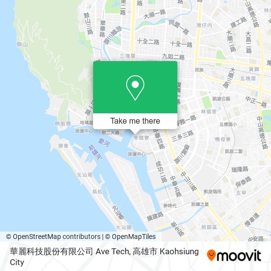 華麗科技股份有限公司 Ave Tech map