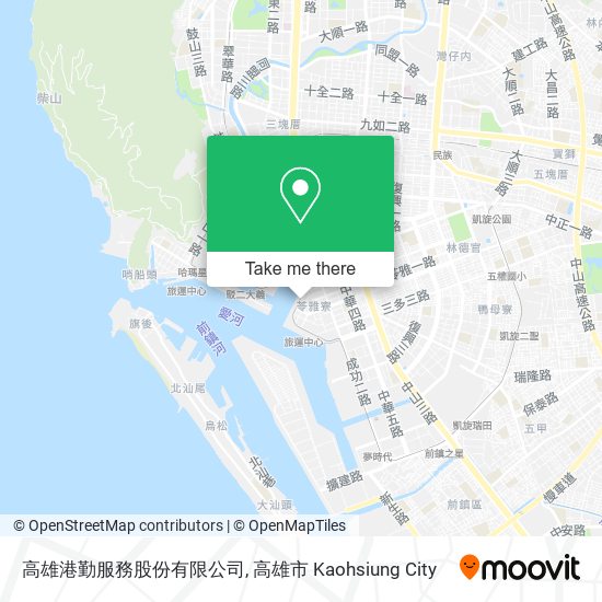 高雄港勤服務股份有限公司地圖