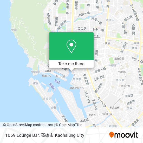 1069 Lounge Bar map