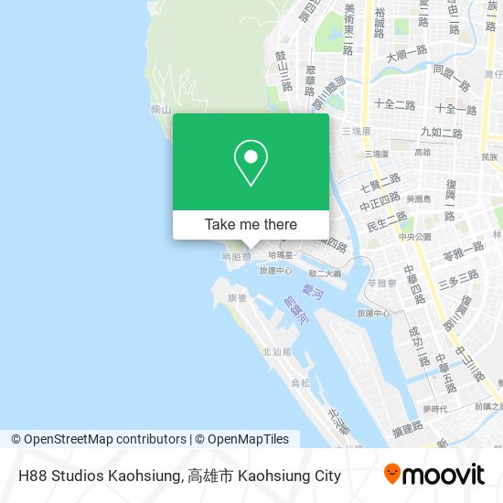 H88 Studios Kaohsiung map