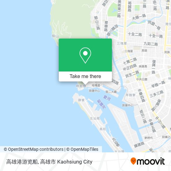 高雄港游览船 map