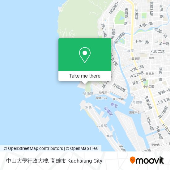 中山大學行政大樓地圖