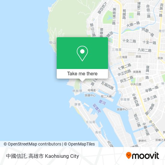 中國信託地圖