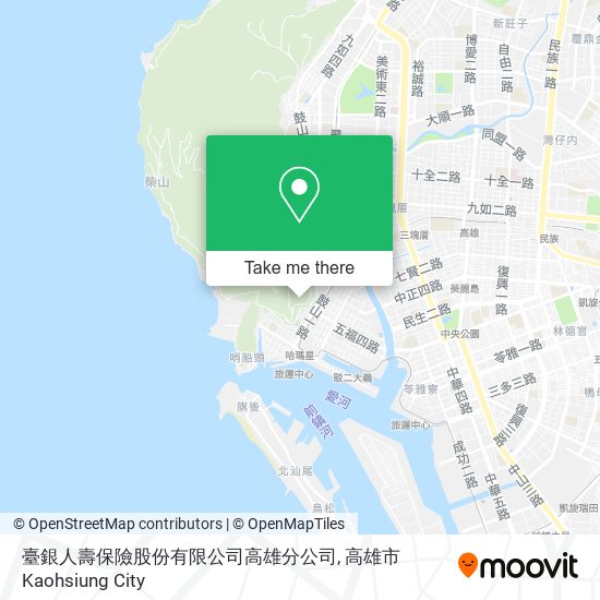 臺銀人壽保險股份有限公司高雄分公司地圖