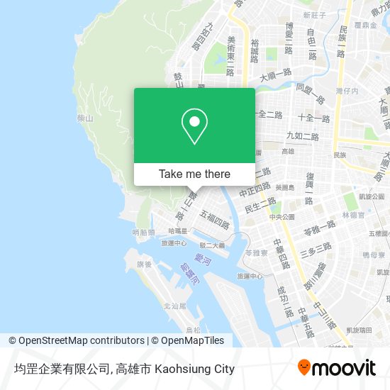 均罡企業有限公司 map