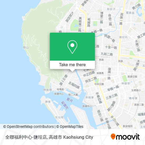 全聯福利中心-鹽埕店 map
