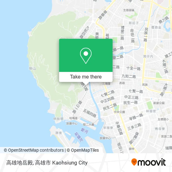 高雄地岳殿 map