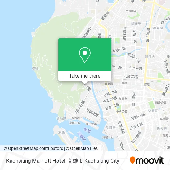 Kaohsiung Marriott Hotel map