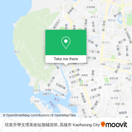 培英升學文理美術短期補習班地圖