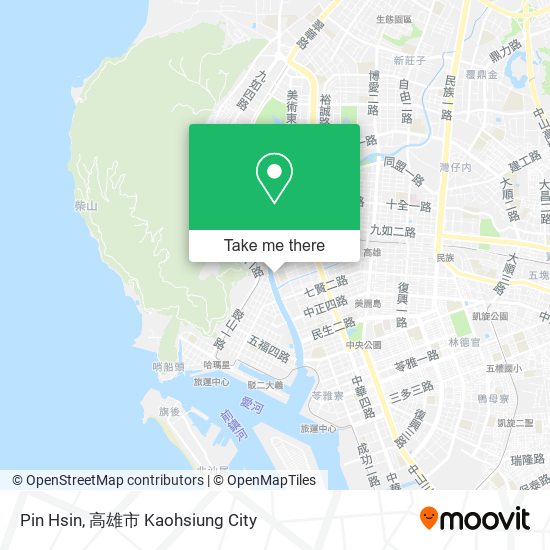 Pin Hsin map