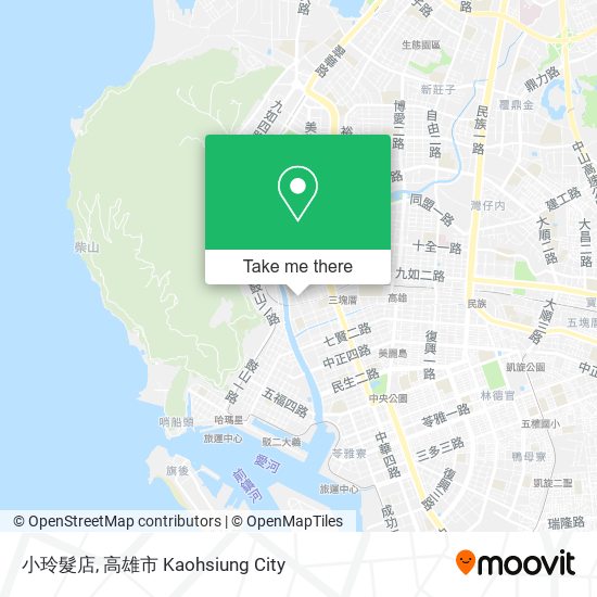 小玲髮店 map