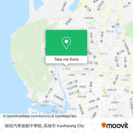 御宿汽車旅館中華館地圖
