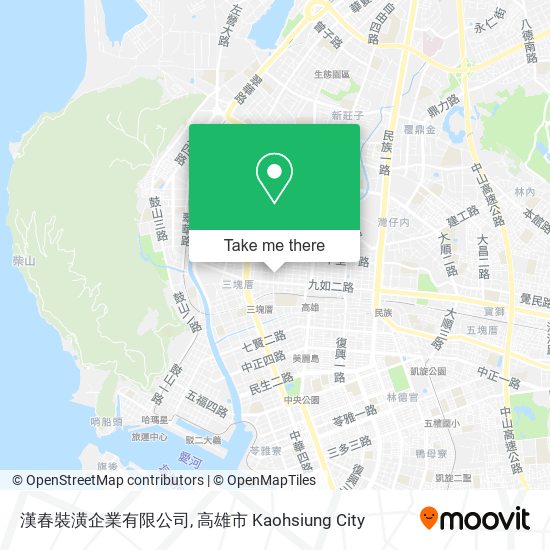 漢春裝潢企業有限公司 map