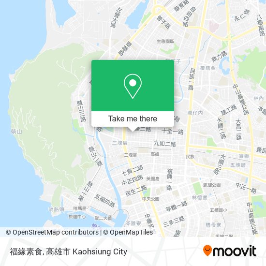 福緣素食 map