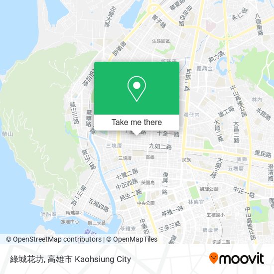 綠城花坊 map