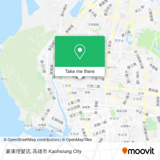 豪康理髮店地圖