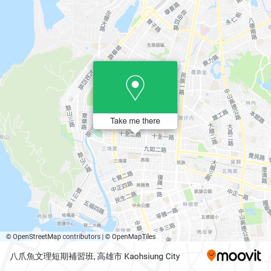 八爪魚文理短期補習班 map