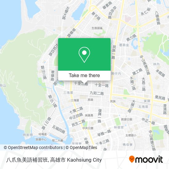 八爪魚美語補習班 map