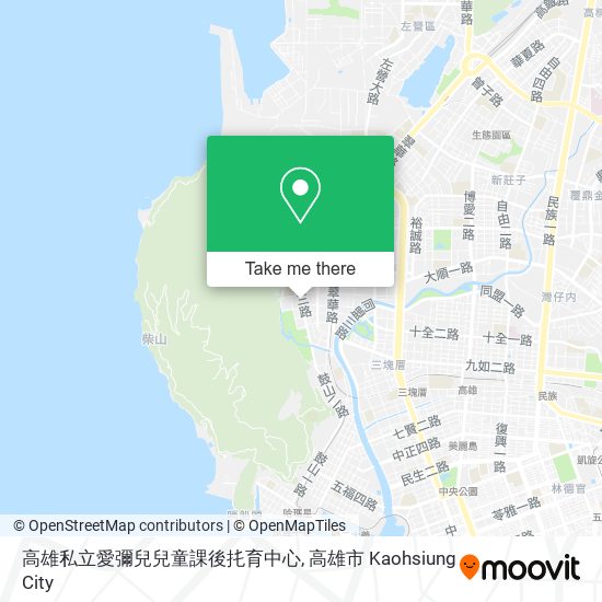 高雄私立愛彌兒兒童課後扥育中心地圖