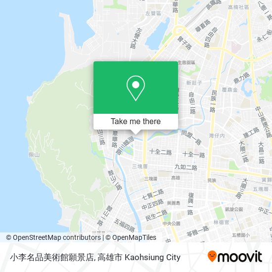 小李名品美術館願景店 map