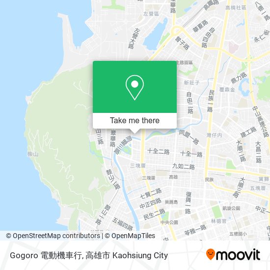 Gogoro 電動機車行 map