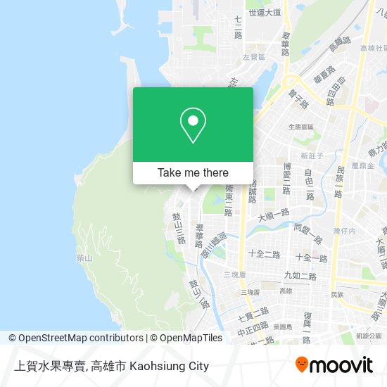 上賀水果專賣地圖