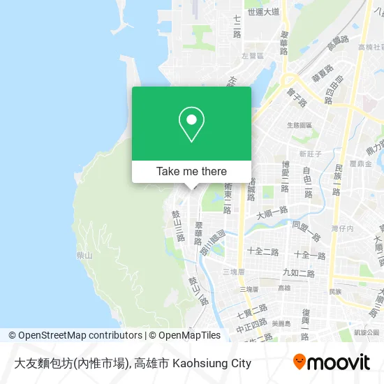大友麵包坊(內惟市場) map