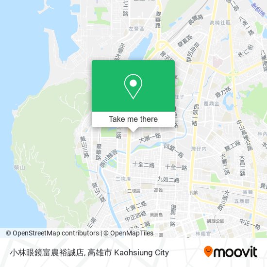 小林眼鏡富農裕誠店地圖