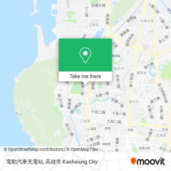 電動汽車充電站 map