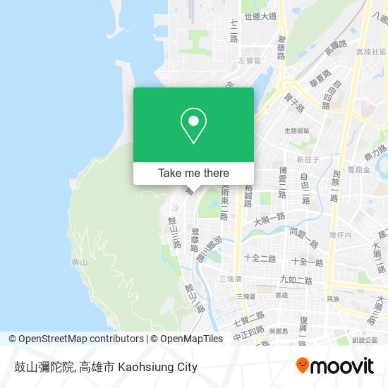 鼓山彌陀院 map