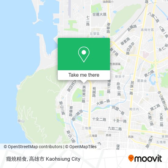 癮燒精食 map