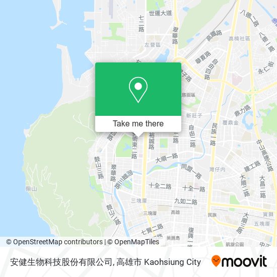 安健生物科技股份有限公司 map