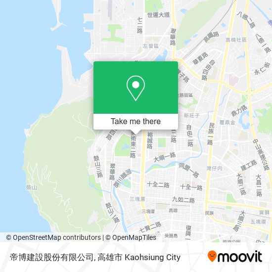 帝博建設股份有限公司地圖