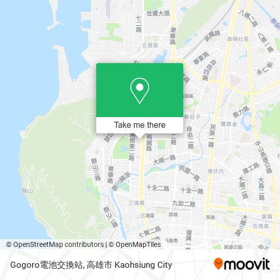 Gogoro電池交換站 map