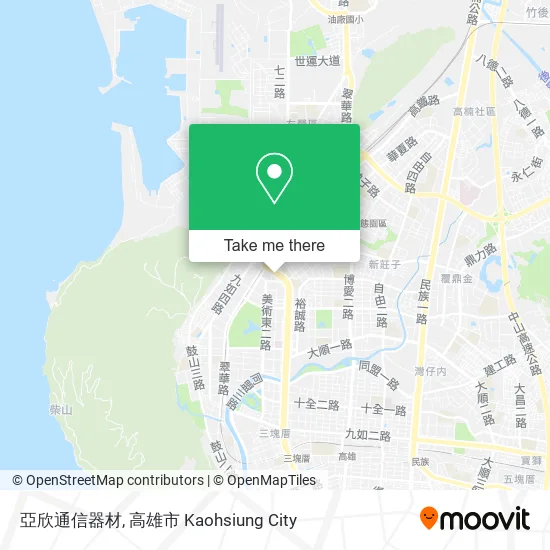 亞欣通信器材 map