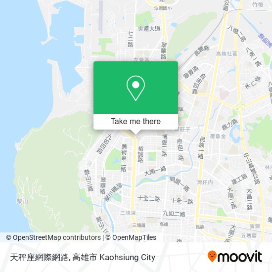 天秤座網際網路 map