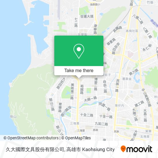 久大國際文具股份有限公司地圖
