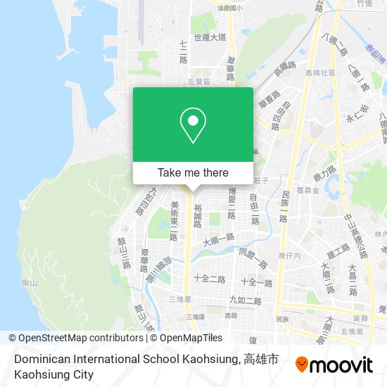 Dominican International School Kaohsiung map