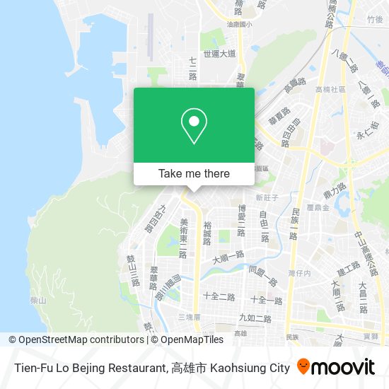 Tien-Fu Lo Bejing Restaurant map