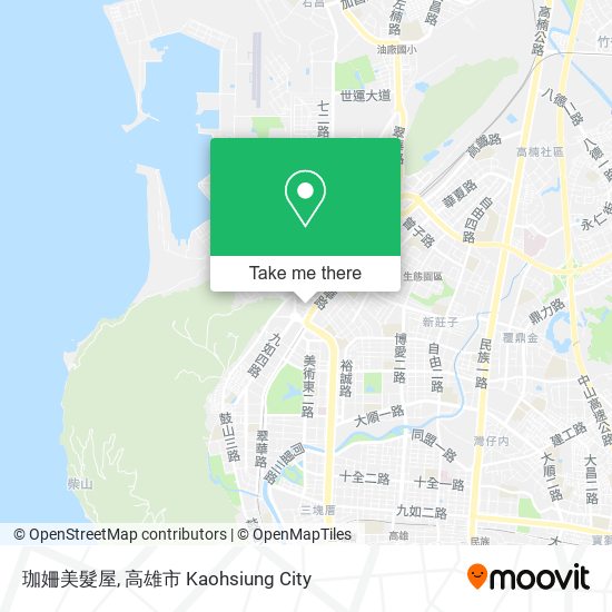 珈姍美髮屋 map