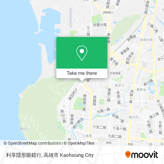 利享隱形眼鏡行 map