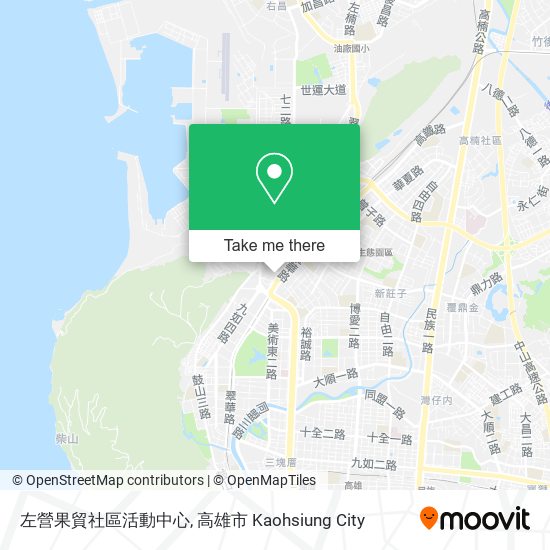 左營果貿社區活動中心地圖