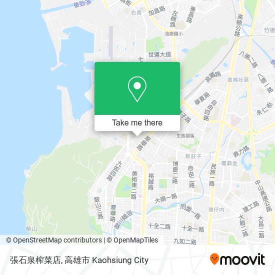 張石泉榨菜店 map